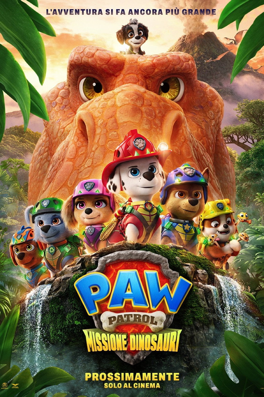 Poster PAW PATROL - MISSIONE DINOSAURI